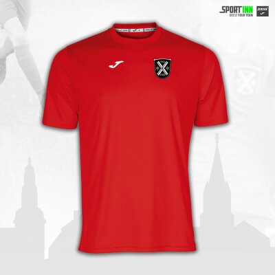 Trainings-Shirt • Combi • TVL Fussball • Rot • Kurzarm
