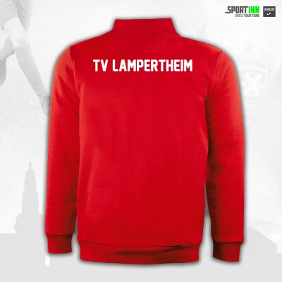 Sweatshirt 1/4 Zip • Faraon • TVL Fussball • Rot • Langarm