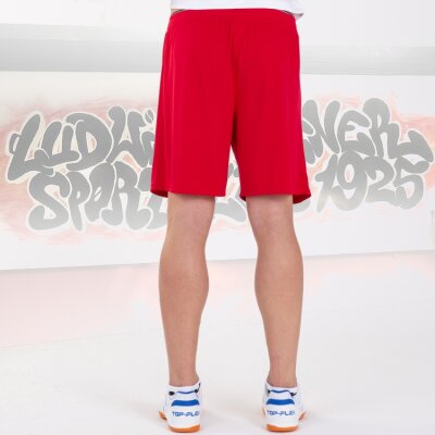 Trainingshose kurz • Nobel • LSC • Rot • Ohne Taschen