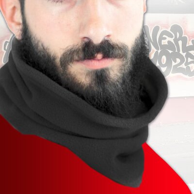 Halswärmer • LSC • Schwarz • Fleece