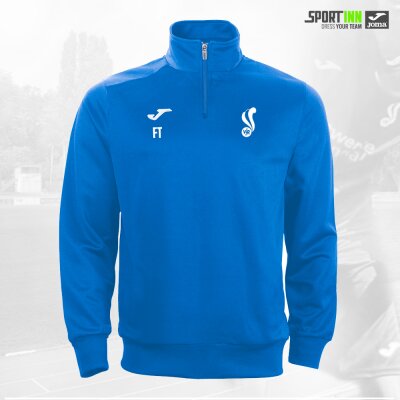 Sweatshirt 1/4 Zip • Faraon • VfR Frankenthal • Blau • Langarm