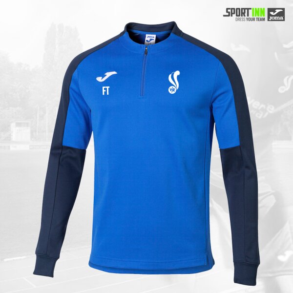 Sweatshirt 1/4 Zip • Eco Championship • VfR Frankenthal • Blau/Dunkelblau • Langarm