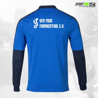 Sweatshirt 1/4 Zip • Eco Championship • VfR Frankenthal • Blau/Dunkelblau • Langarm