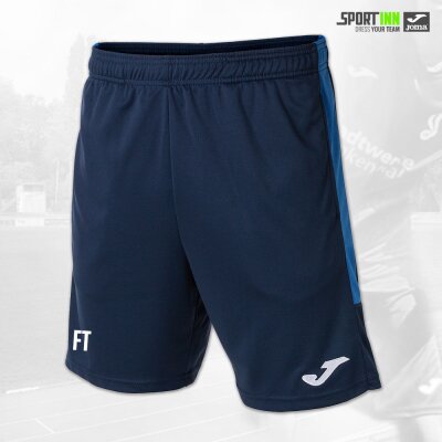 Hose kurz • Eco Championship • VfR Frankenthal • Dunkelblau/Blau • mit Taschen