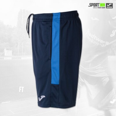 Hose kurz • Eco Championship • VfR Frankenthal • Dunkelblau/Blau • mit Taschen
