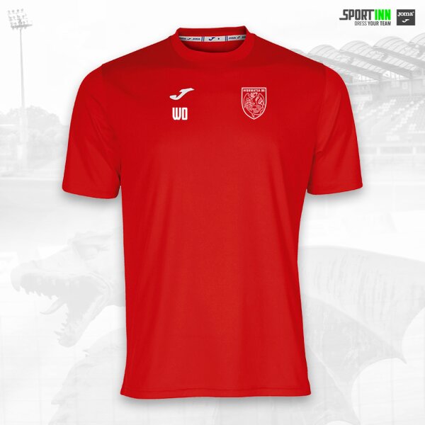 Trainings-Shirt • Combi • Wormatia • Rot • Kurzarm