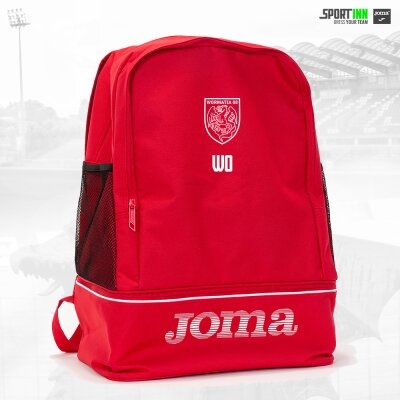 Rucksack • Training • Wormatia • Rot • mit Schuhfach und Netzen
