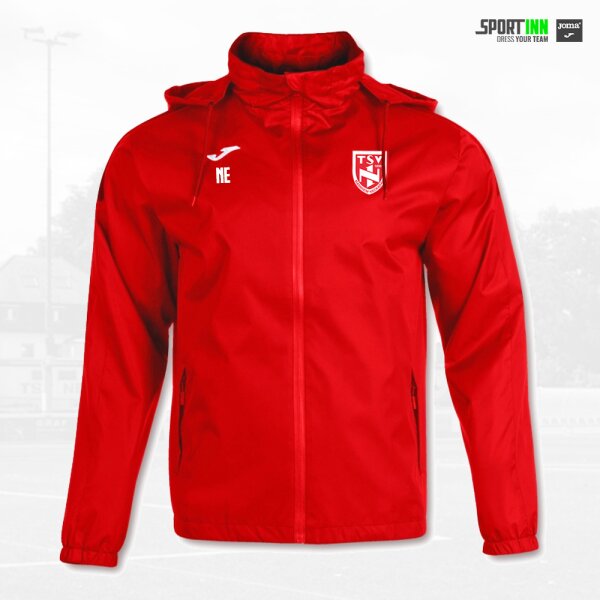 Regenjacke • Trivor • TSV Neckarau • Rot • mit Kapuze