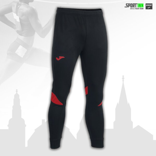 Trainingshose lang • Championship VI • TVL Leichtathletik • Schwarz/Rot • mit Taschen