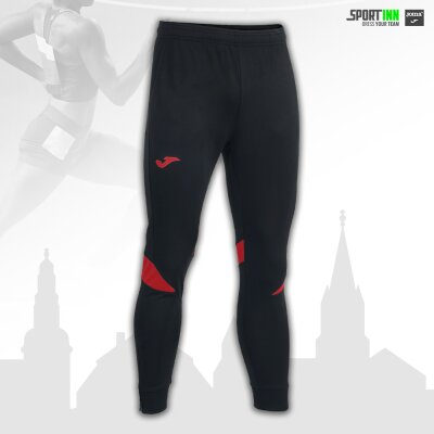 Trainingshose lang • Championship VI • TVL Leichtathletik • Schwarz/Rot • mit Taschen