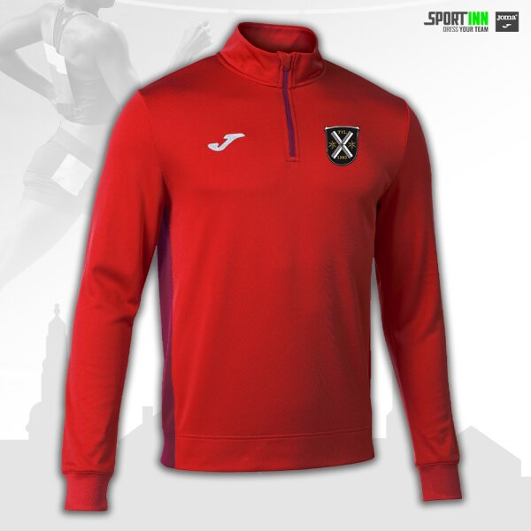 1/4 Zip Sweater • Winner II  • TVL Leichtathletik • Rot/Weinrot