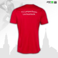 Trainings-Shirt • Combi (Damen) • TVL Leichtathletik • Rot • Kurzarm