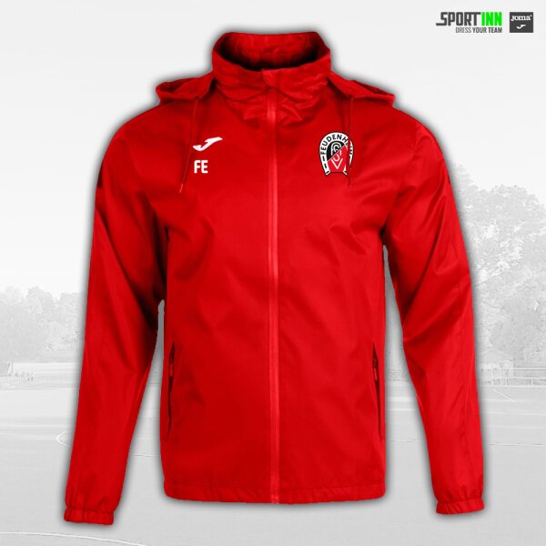 Regenjacke • Trivor • ASVF Fussball • Rot • mit Kapuze