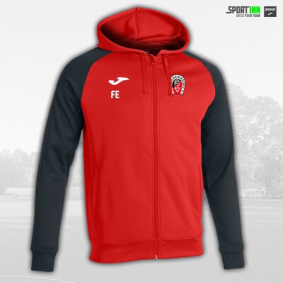 Trainingsjacke • Academy IV • ASVF Fussball • Rot/Schwarz • Langarm