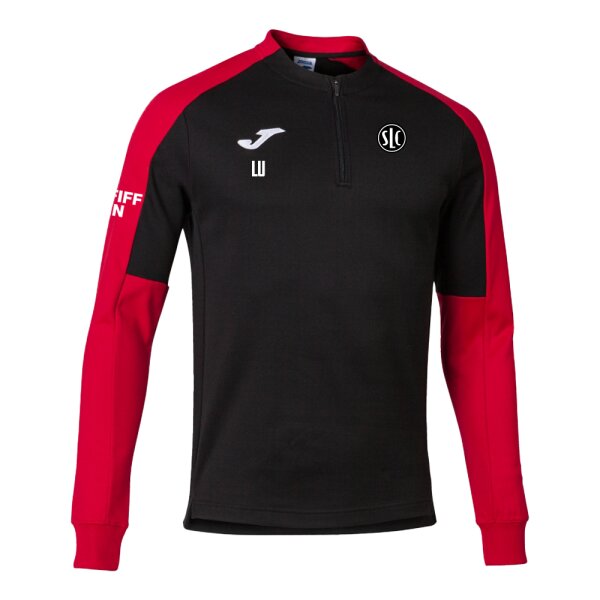 1/4 Zip Sweater • Eco Championship • LSC • Schwarz/Rot