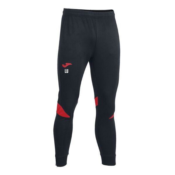 Trainingshose lang • Championship VI • LSC • Schwarz/Rot • mit Taschen