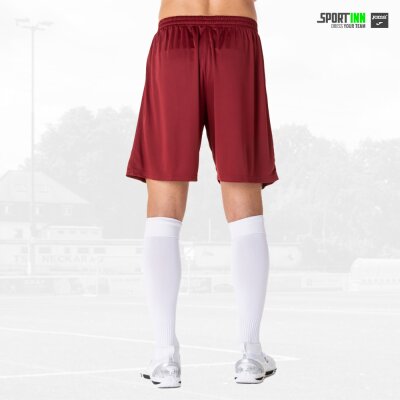 Trainingshose kurz • Nobel • TSV Neckarau • Weinrot • Ohne Taschen