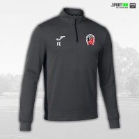 Sweatshirt 1/4 Zip • Winner II • ASVF Fussball • Grau/Schwarz • Langarm
