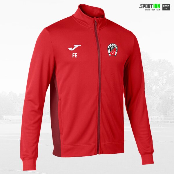 Trainingsjacke • Winner II • ASVF Fussball • Rot/Schwarz • Langarm