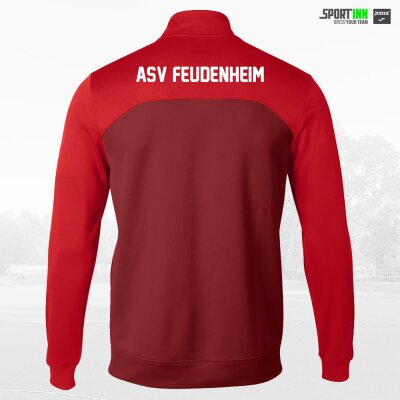Trainingsjacke • Winner II • ASVF Fussball • Rot/Schwarz • Langarm