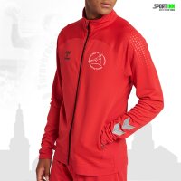 Trainingsanzug Jacke • TVL Handball • Rot • Hummel • hml lead poly zip