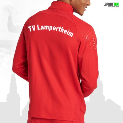 Trainingsanzug Jacke • TVL Handball • Rot • Hummel • hml lead poly zip