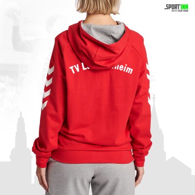Zip Hoodie • TVL Handball • Rot • Hummel • hmlgo cotton zip hoodie women