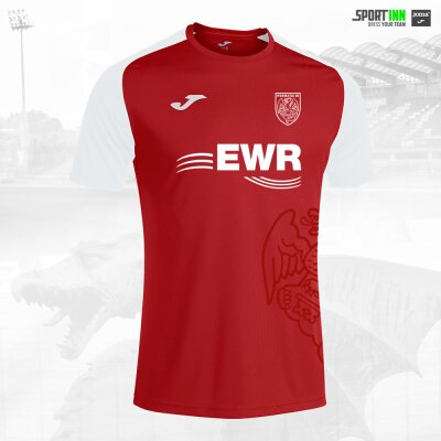 Trikot-Shirt Aufbau-/Leistungsbereich • Academy IV • Wormatia • Rot/Weiß • Kurzarm