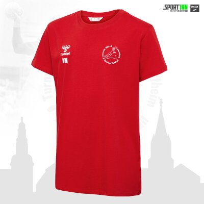 T-Shirt • TVL Handball • Rot • Hummel • hmlgo cotton 2.0