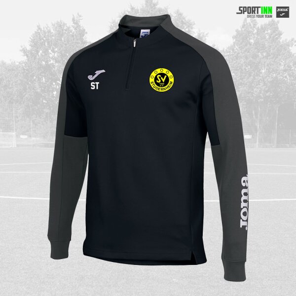 Sweatshirt 1/4 Zip • Eco Championship • SV Studernheim • Schwarz/Grau