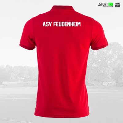 Polo-Shirt • Bali II • ASVF Fussball • Rot • Baumwollanteil