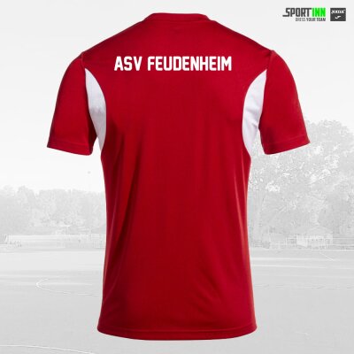 Trikot-Shirt • Winner III • ASVF Fussball • Rot/Weiß • Kurzarm