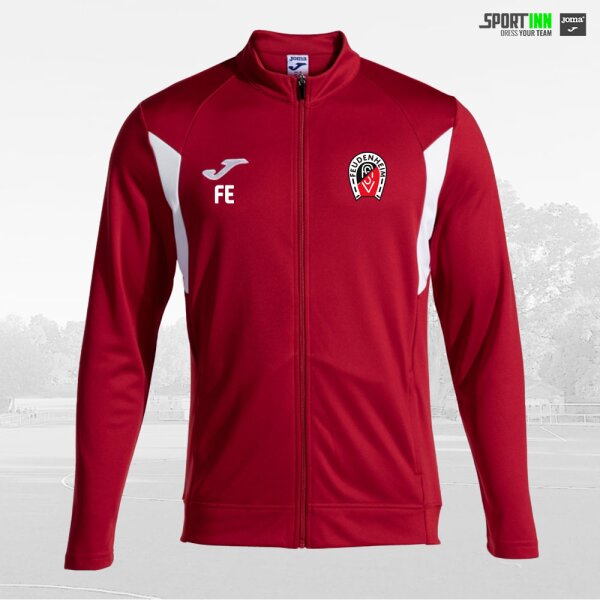 Trainingsjacke • Winner III • ASVF Fussball • Rot/Weiß • Langarm