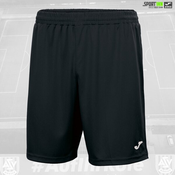 Trainingshose kurz • Nobel • ASV Mörsch • Schwarz • Ohne Taschen