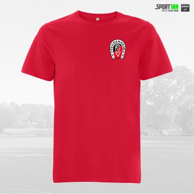 T-Shirt Baumwolle • Zwergenschule • ASVF Fussball • Rot