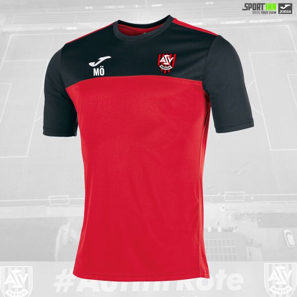 Shirt • Winner • ASV Mörsch • Rot/Schwarz • Kurzarm