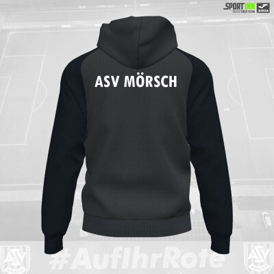 Kapuzenjacke • Academy IV • ASV Mörsch • Grau/Schwarz • Langarm