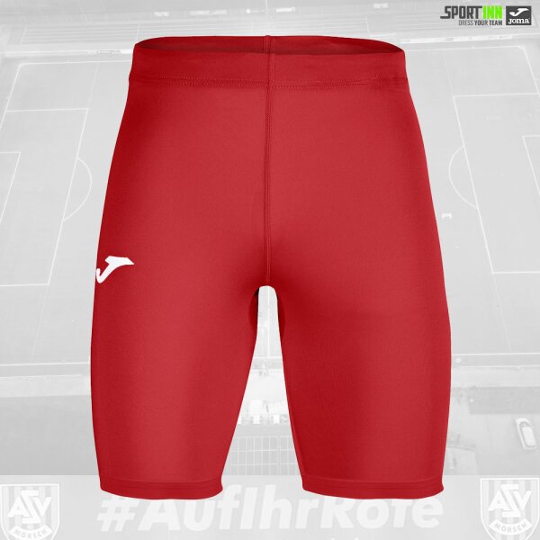 Funktions-Leggings kurz • Brama Academy • ASV Mörsch • Rot