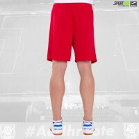 Trainingshose kurz • Nobel • ASV Mörsch • Rot • Ohne Taschen