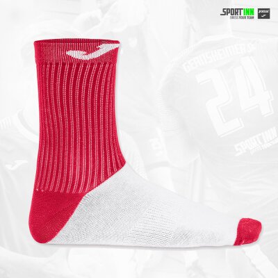 Sportsocken • Gernsheimer SC • Lang • Rot/Weiß