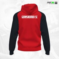 Kapuzenjacke • Academy IV • Gernsheimer SC • Rot/Schwarz • Langarm