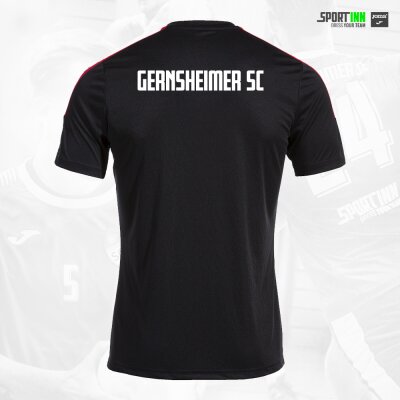 Shirt • Olimpiada • Gernsheimer SC • Schwarz/Rot • Kurzarm