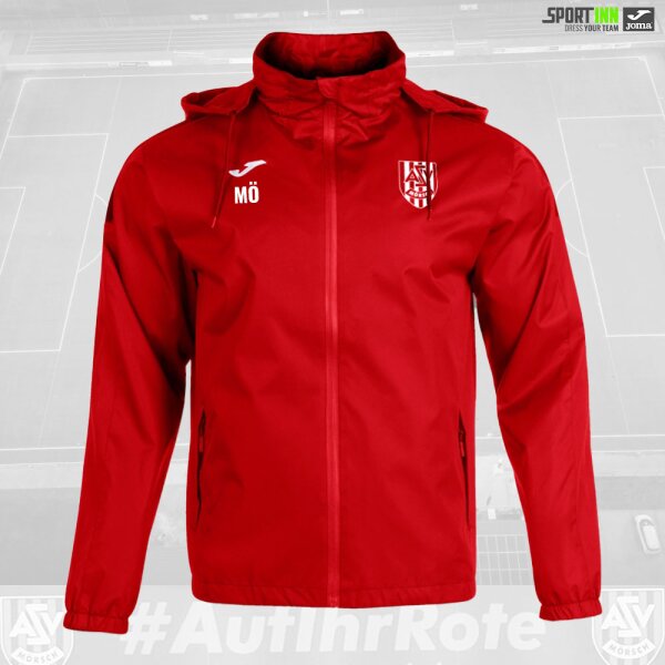Regenjacke • Trivor • ASV Mörsch • Rot • mit Kapuze
