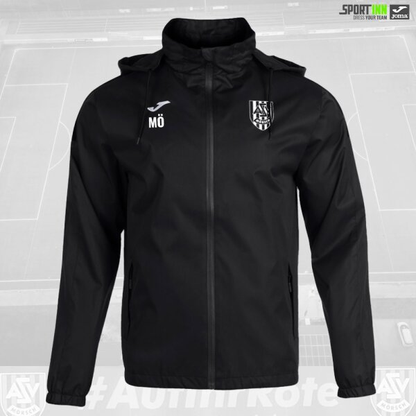 Regenjacke • Trivor • ASV Mörsch • Schwarz • mit Kapuze