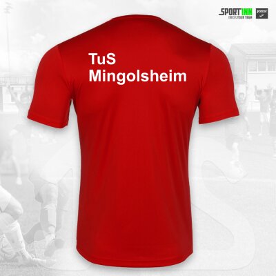 Shirt • Academy • TuS Mingolsheim • Rot/Weiß • Kurzarm