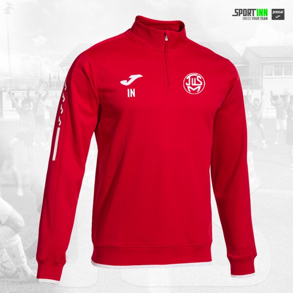 Sweatshirt 1/4-Zip • Olimpiada • TuS Mingolsheim • Rot • Langarm