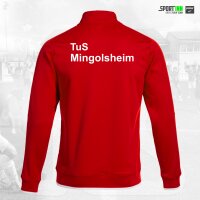 Sweatshirt 1/4-Zip • Olimpiada • TuS Mingolsheim • Rot • Langarm