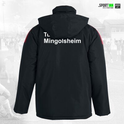 Winterjacke • Trivor • TuS Mingolsheim • Schwarz/Rot • mit Kapuze
