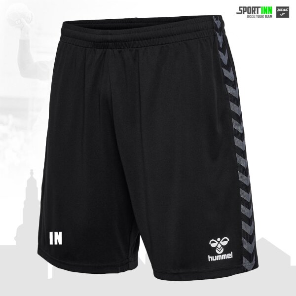 Trainingshose kurz • TVL Handball • Schwarz • Hummel • hmlauthentic poly shorts