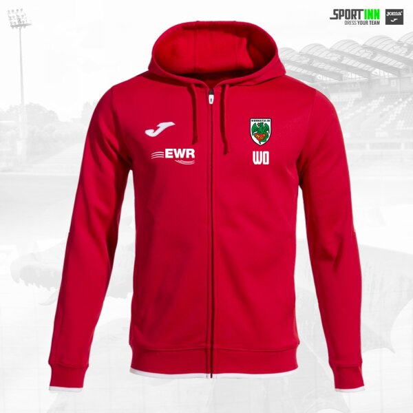 Kapuzenjacke • Olimpiada • Wormatia • Rot • Langarm